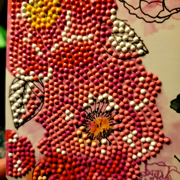 Bless You Flower Card Floral Pink Red Yellow White - Picture 5 of 6